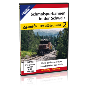 Schmalspurbahnen in der Schweiz - damals (Teil 2) – DVD 8401