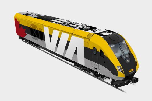 x5Via Rail Siemens Charger