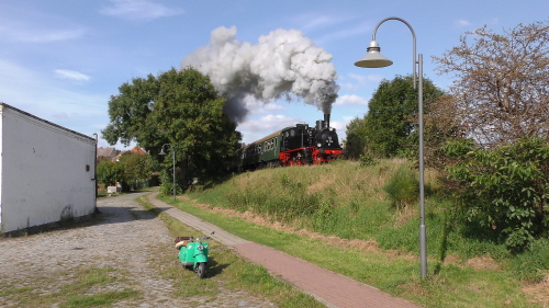 x91 134 hinter Bahnhof Bruel
