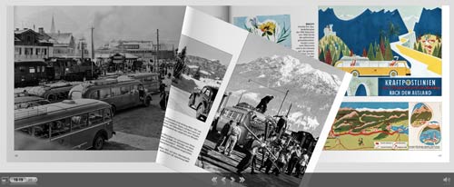 Blick ins Buch: Mit der Kraftpost durch Deutschland