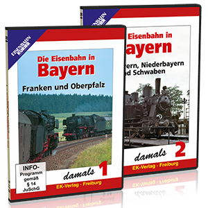 Die Eisenbahn in Bayern damals – 1+2 / DVD 8328