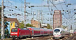Oberleitung im Kölner Hbf; Foto: CW