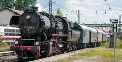 Geschafft – 52 8168 erbringt am 24. August ihre erste Zugleistung. Foto: Holger Graf