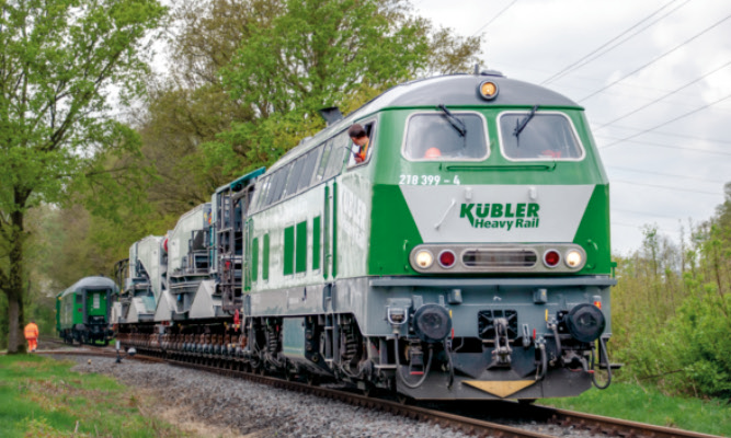 Außergewöhnliche Transporte - Kübler Heavy Rail; EK 2/2025