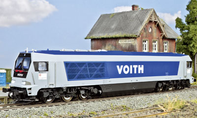 Saechsische Waggonfabrik: H0-Modell der Voith Maxima; Foto: RZ Saechsische Waggonfabrik: H0-Modell der Voith Maxima; Foto: RZ
