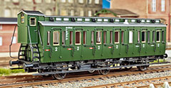 B3 Pr 11 der DB mit Bremserhaus geliefert von Brawa; Foto: jsk
