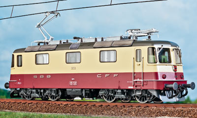 Hervorragend detaillierte Re 4/4 II von Roco in H0