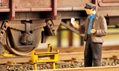 Blickfang Hemmschuhbank von „modellbahn kreativ“