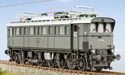 E 75 in Vorbild und Modell