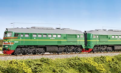 Rocos Doppel-„Taigatrommel“ 2M62 in H0