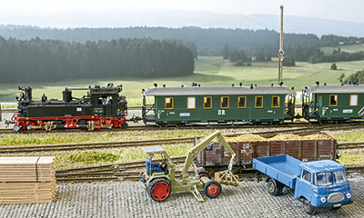 Badisch-sächsischer H0e-Modulbahnhof