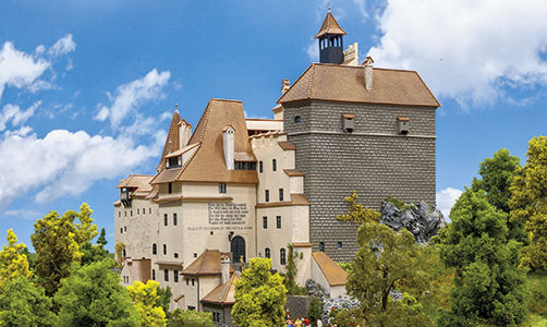 Faller-Projekt: Mittelalterliche Burg Bran in H0