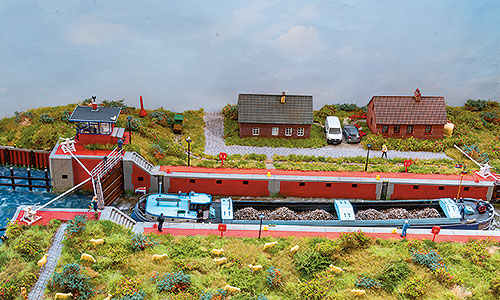 Die neue Schleuse in 1:87 von Artitec