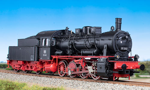 Die Baureihe 56.20 (pr. G 8.2) erscheint von Rivarossi als DRG-Maschine in Epoche II sowie DB- und DR-Lok in Epoche III (H0).