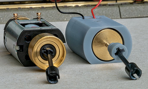 H0-Umbausätze mit Glockenankermotoren