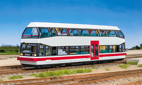 Doppelstock Schienenbus in H0 von Kres